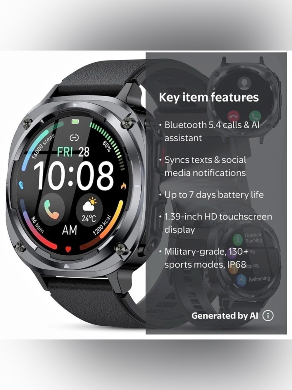 Smartwatch Black Like New